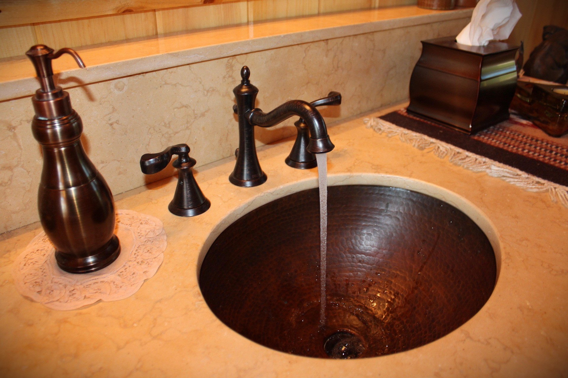 Handcrafted Moroccan Copper Faucet