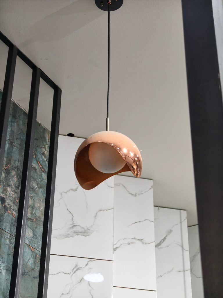 Handcrafted Moroccan Copper Pendant Lamp