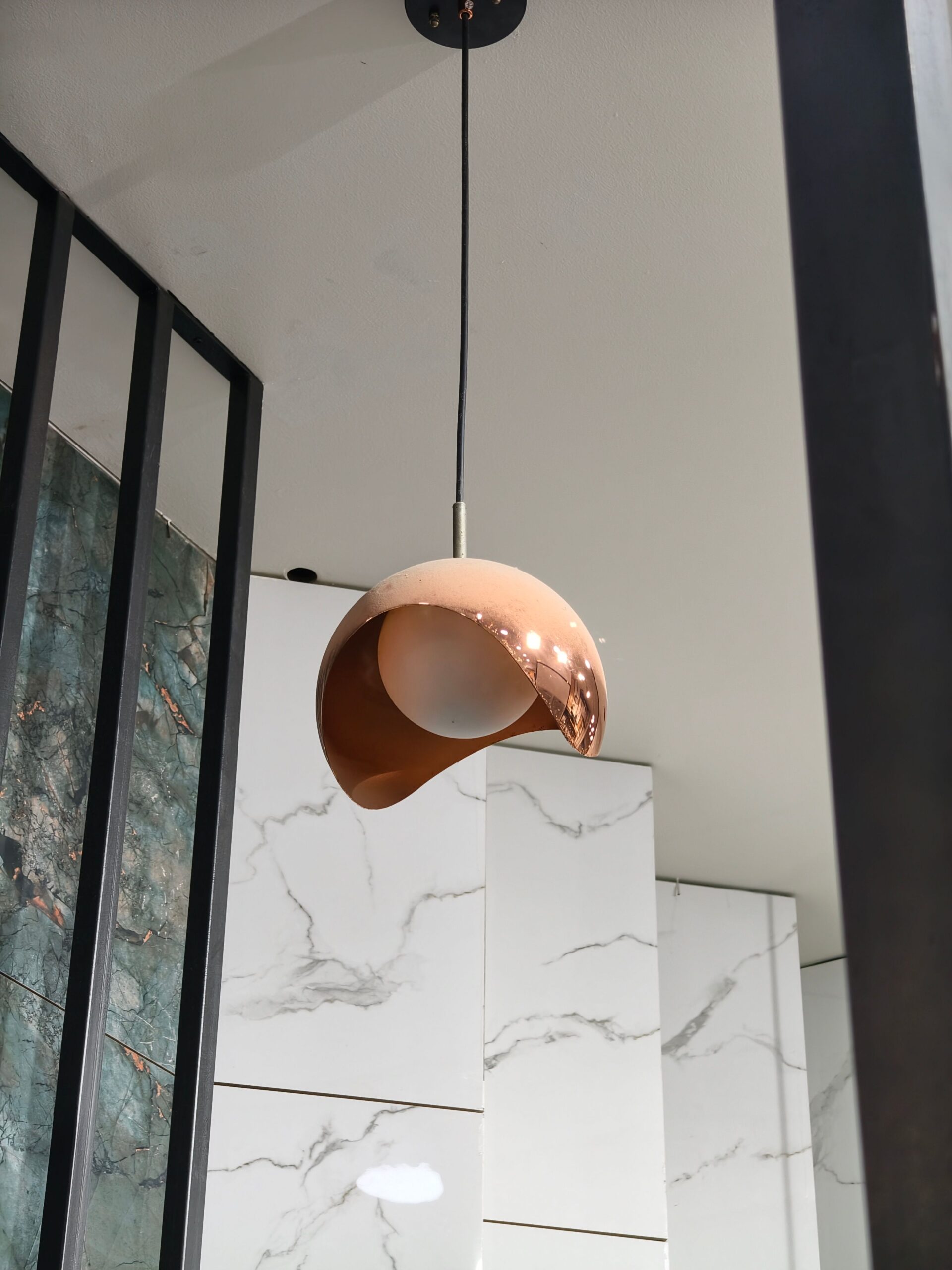 Handcrafted Moroccan Copper Pendant Lamp