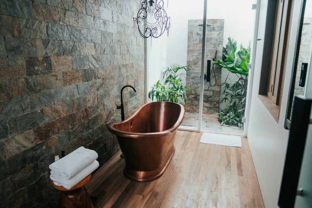 Handcrafted Moroccan Copper Bathtub